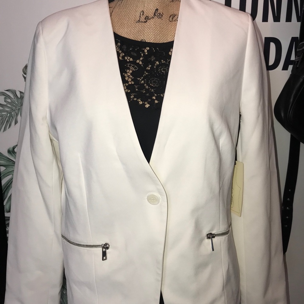 Cream blazer